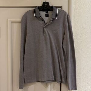 Boss Men's Polo Shirt in Classic Gray